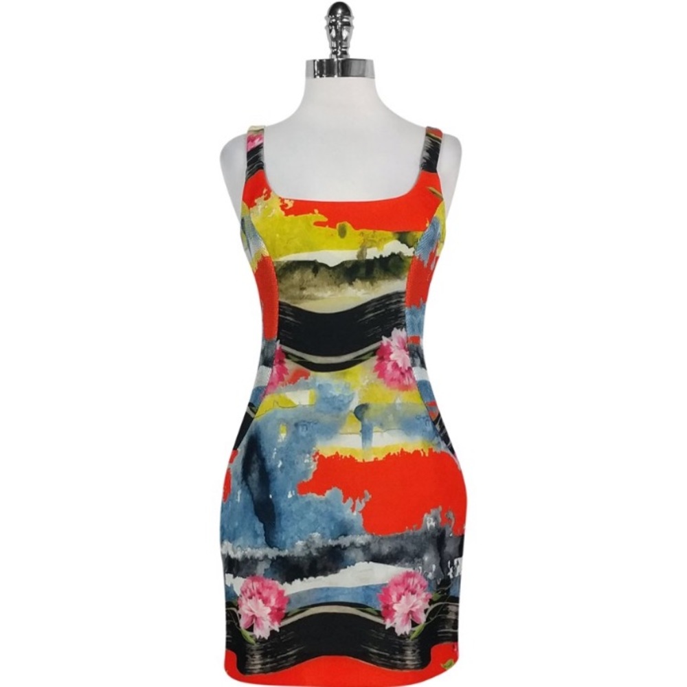 Milly neoprene body con dress
